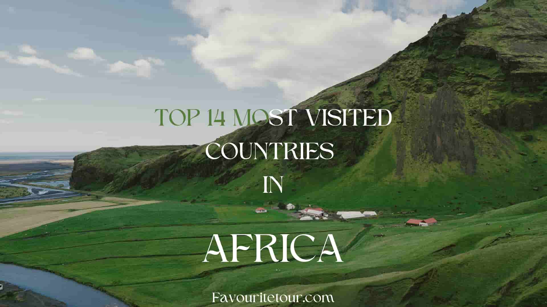Top most visited countries in africa